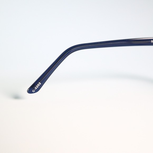 Kore Eyewear 3218 52-17 135 eyeglasses frames blue cat eye browline slim N8 - Picture 9 of 10